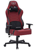 Геймерське ігрове крісло VR Racer Expert Kintaro вино-червоне з механізмом Relax для ПК і приставки AMF