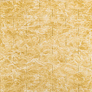 Панель стінова 3D 700х770х2мм (062-2) МАРМУР БЕЖЕВИЙ (D) SW-00001911