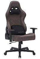 Ігрове крісло VR Racer Expert Kintaro темно-коричневе геймерське комп'ютерне крісло з розкладним механізмом Relax AMF