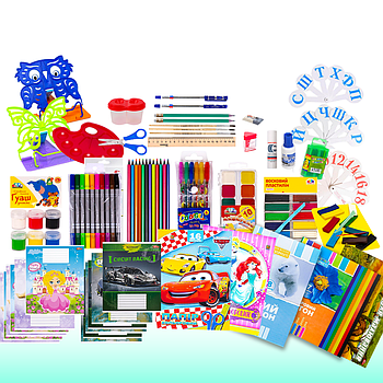 Шкільний набір канцтоварів "Стандарт Люкс" Дівчинка 3 клас