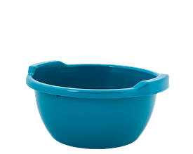 Таз пластмасовий господарський 15л круглий з ручками Алеана бірюзовий