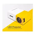 Міні проектор led портативний projector домашній відеопроектор full hd для офісу, школи мультимедійний Lugi, фото 10