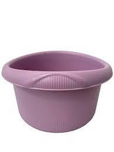 Таз пластмасовий господарський 15л круглий Eurogold 90 00 15 Paris Pink