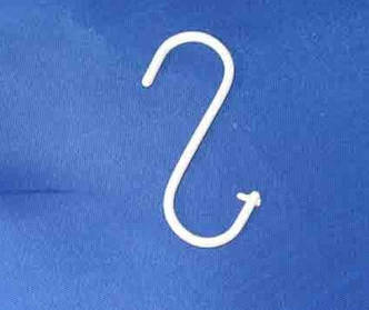 Гачок білий S - подібний малий 5 см