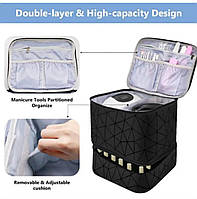 Сумка-органайзер для майстра манікюру та педикюру/сумка для лампи та гель-лаку