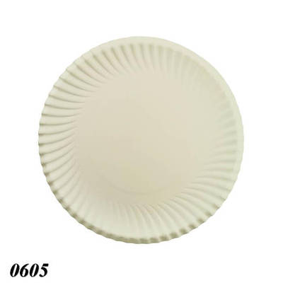 Тарілка паперова кругла 165 мм (100шт)