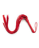 БДСМ-набір для сексуальних ігор, батіг для рольових ігор, батіг фетиш, наручники червоні BDSM, фото 3