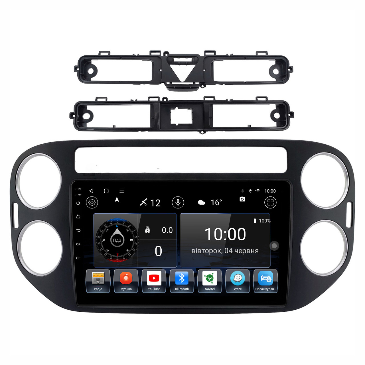 Штатна магнітола для Volkswagen VW Tiguan 2007-2017 на Android, фото 1