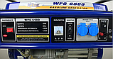 Бензиновий генератор 5 кВт Werk WPG6500 (5/5.5 кВт) Генератор 5000/5500вт, фото 2