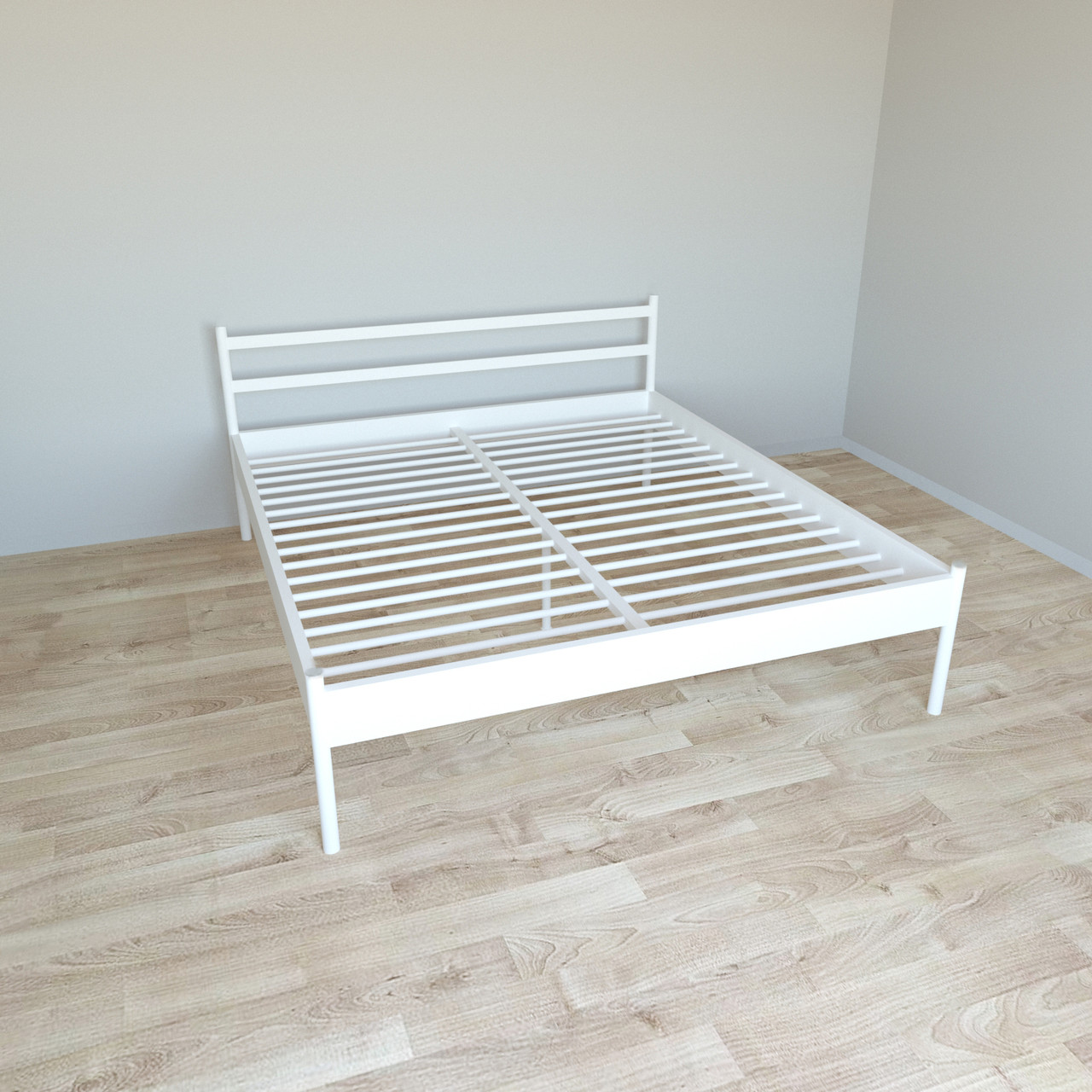 Ліжко Tobi Sho COMFORT-1 полуторне металеве 200X140 Білий