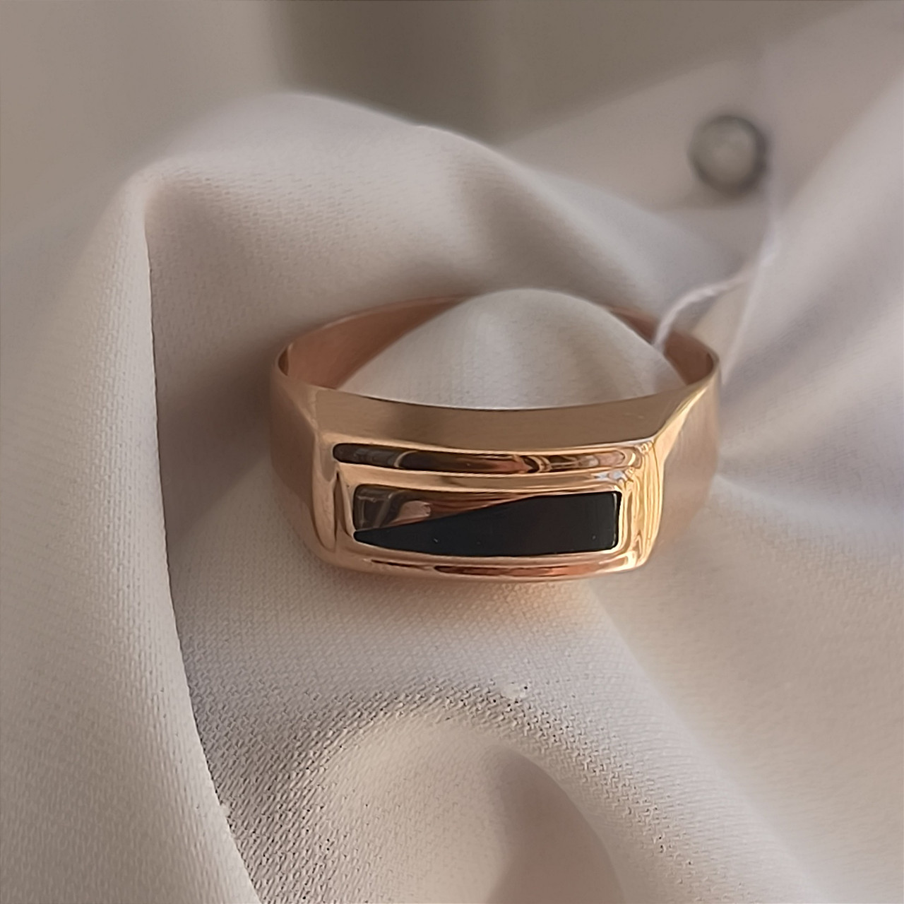 Золотий персень 585 проби, фото 1