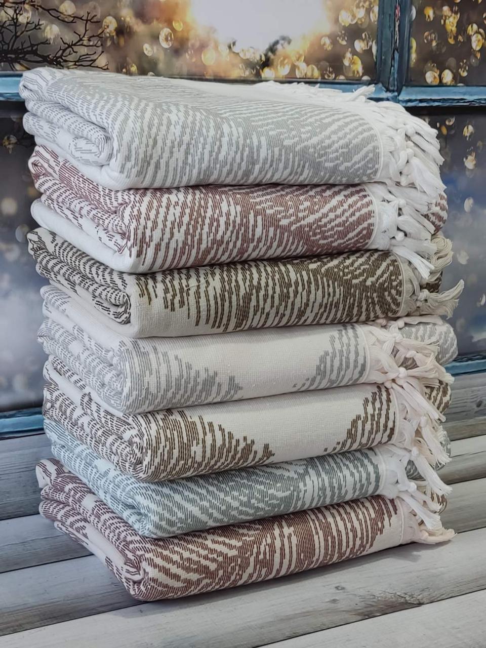 Пештемаль рушник для пляжа сауни лазні хаммама спа 90 на 170 см Pupilla, фото 1