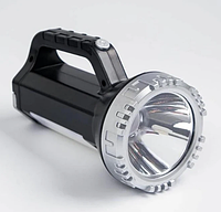 Ліхтар ручний Прожектор Led T-50 на акамуляторі з боковим підсвічуванням 10 годин світла USB