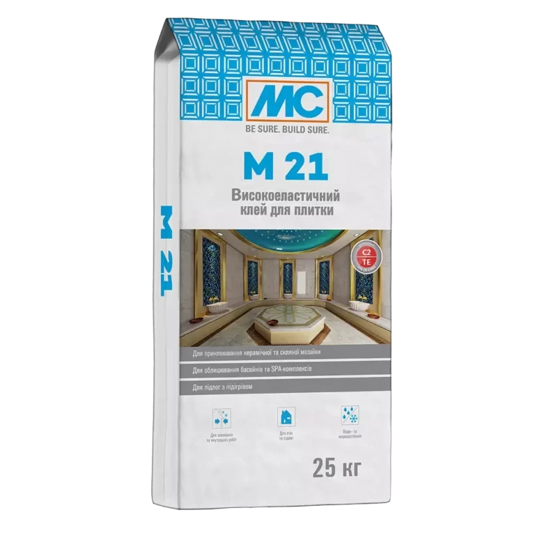 Еластичний високоефективний клей C2 TE MC-Bauchemie M 21 (25 кг), фото 1