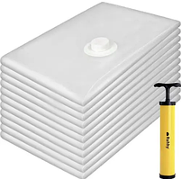 Набір вакуумних пакетів для речей Ruhhy 21946 (10 елементів 50х70 см) з насосом