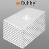 Набір вакуумних пакетів для речей Ruhhy 21946 (10 елементів 50х70 см) з насосом, фото 7