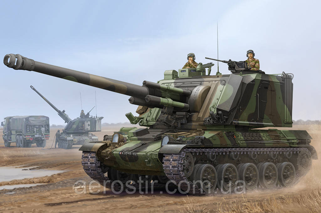 French GCT 155mm AU-F1 SPH 1/35 Hobby Boss 83834, фото 1