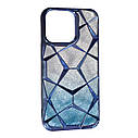 Чохол Abstraction Color для Apple iPhone 16 Pro Max Blue, фото 3