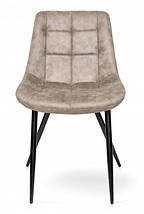 Стілець Крокус чорний / мікрофібра капучіно ТМ Мікс Меблі, фото 3