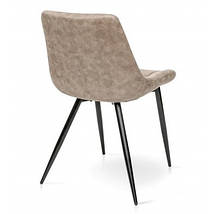 Стілець Крокус чорний / мікрофібра капучіно ТМ Мікс Меблі, фото 4