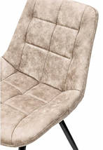 Стілець Крокус чорний / мікрофібра капучіно ТМ Мікс Меблі, фото 5