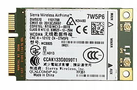 Модем 4G LTE Sierra Wireless AirPrime DW5570  (7W5P6) m.2, для ноутбуків Dell