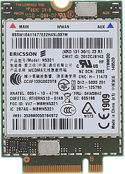 Модем 3G Ericsson N5321 m.2, для ноутбуків Lenovo