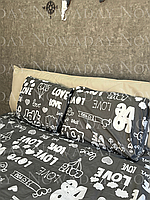 Комплект постільної білизни, бязь, двоспальний, 175х215