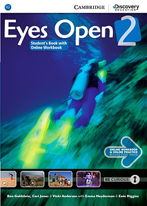 Підручник Eyes Open Level 2 student's Book with Online Workbook and Practice Online