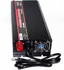 Інвертор перетворювач напруги із зарядним пристроєм 12 220v 1800W UKC, фото 3