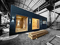 Дропшиппінг модульних будинків та саун від виробника Thermowood Production. Відео