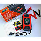 Автоматичний зарядний пристрій "FOXSUR 12V 6A" для акумуляторів будь-яких типів 12В 6А. АЗУ АКБ, фото 3