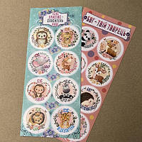 Наклейки з фігурною вирізкою