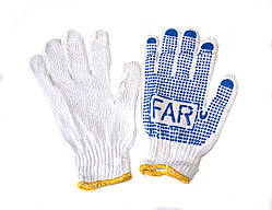 Рукавички робочі FAR із ПВХ точкою. Люкс. XL