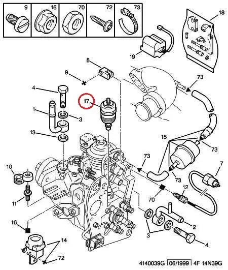 Електроклапан ПНВТ BOSCH Fiat Ducato 230, Peugeot Boxer, Citroen Jumper (1994-2002) 2.5/2.8, фото 1