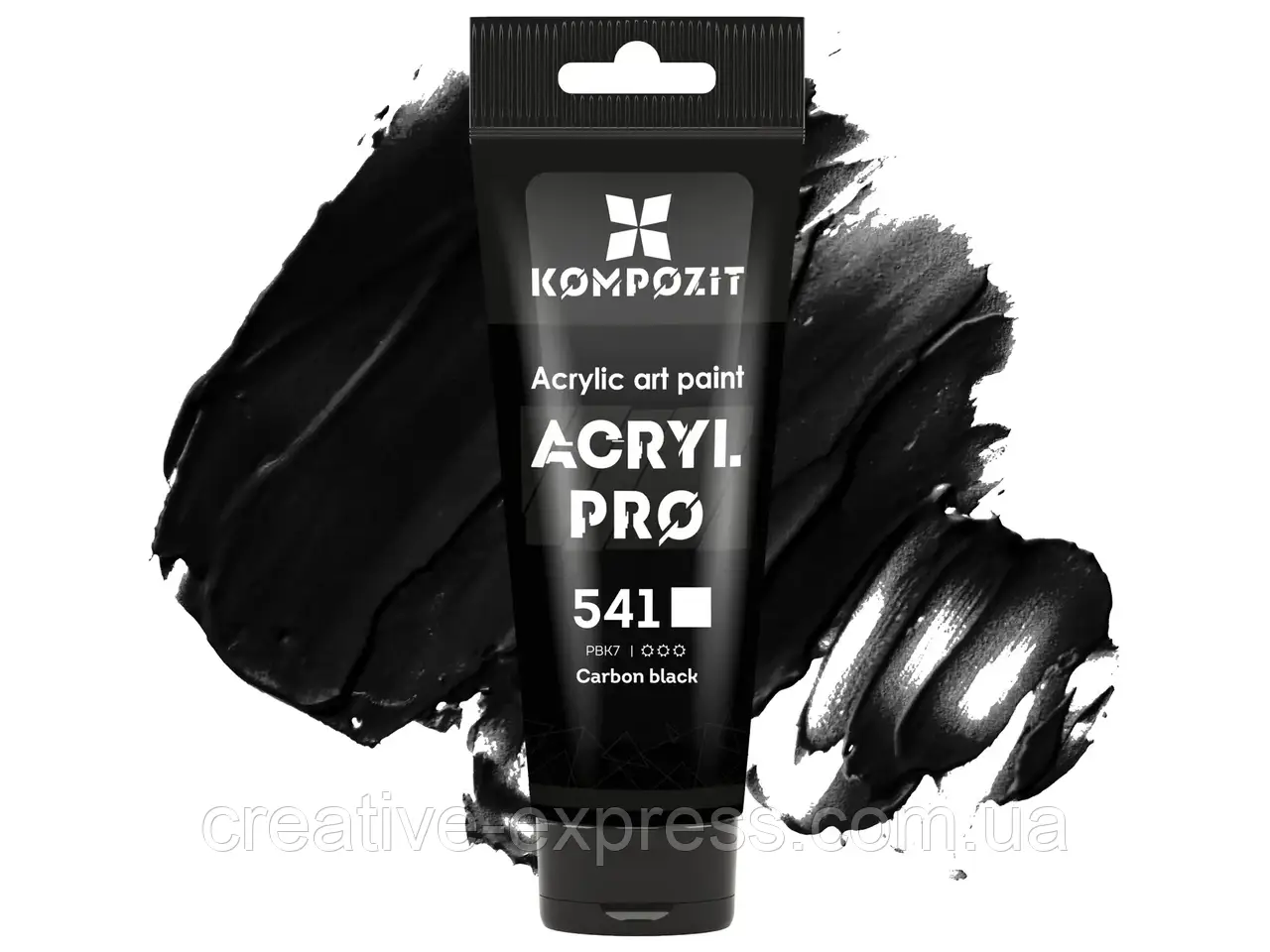 Фарба художня "ART Kompozit", 0,075 л ТУБА (541 карбон чорний )