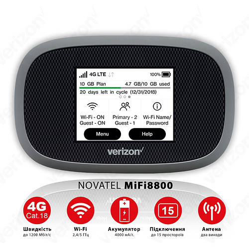 Мобильный wi-fi роутер 4g для любого оператора Novatel 8800L original ...