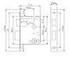 Розумний дверний біометричний замок SEVEN LOCK SL-7740BF black, фото 7