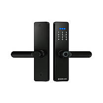 Розумний дверний біометричний замок SEVEN LOCK SL-7740BF black, фото 4