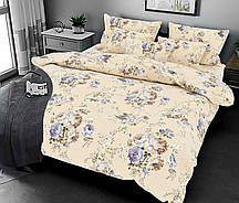 Односпальний комплект постільної білизни стандартний, принт: Чайна троянда