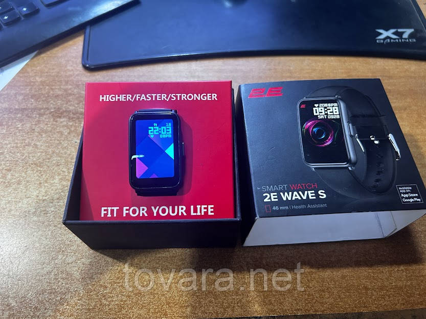 Розумний годинник 2E Wave S 46 mm 2E-CWW11BK Black No 232809117