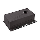 Набір: Кухонна мийка Kroner KRP Schwarze - SET7546ARTHM PVD (3.0/0.8 мм) "Водоспад" чорна, фото 6