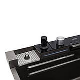 Набір: Кухонна мийка Kroner KRP Schwarze - SET7546ARTHM PVD (3.0/0.8 мм) "Водоспад" чорна, фото 7