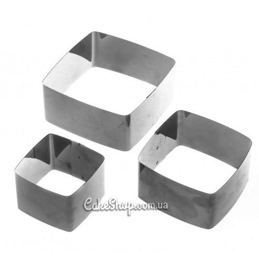 Набір форм для гарніру, салатів та десертів Квадрат h-5 см, фото 1