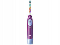 Комплект дитяча електрична зубна щітка з чохлом ORAL-B тачки + принцеси, фото 6