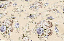 Наволочка бязь 80х80 см., принт: Чайна троянда