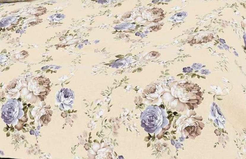 Наволочка бязь 80х80 см., принт: Чайна троянда