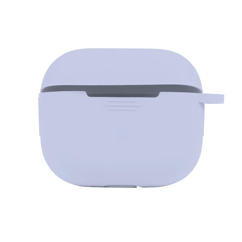Чохол-футляр для навушників Silicone Case with microfibra для Airpods 4, Lilac, фото 1