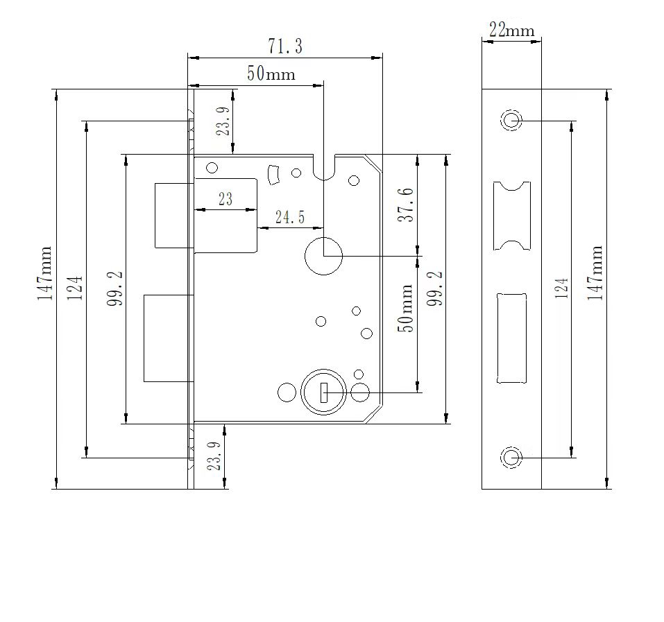 Розумний дверний замок SEVEN LOCK SL-7740BFg. Ціна, купити в