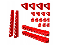 Настінна панель стелаж для інструментів 115х78см 30 контейнерів з кришкою, фото 7